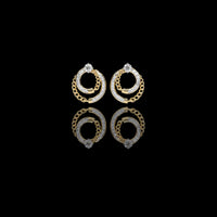 0.46 TCW Sophisticated Round Cut Moissanite Diamond Earrings Secure Push Backs for Active Lifestyles
