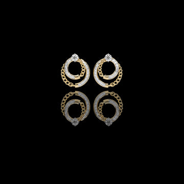 0.46 TCW Sophisticated Round Cut Lab Grown Diamond Earrings Secure Push Backs for Active Lifestyles