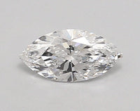 Excellent Of 0.49 CT Marquise Shape D Color VS1 Clarity Lab Grown Diamond For Engagement Ceremony