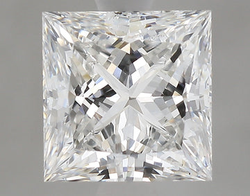 Minimalist 1.55 CT Princess Shape F Color I1 Clarity Moissanite Diamond For Gift Ring