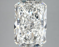 Stunning 4.09 CT Radiant Shape E Color SI1 Clarity Lab grown Diamond For Early Sky