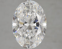 Shiny 4.50 CT Oval Shape D Color VVS1 Clarity Lab grown Diamond For Open Skies