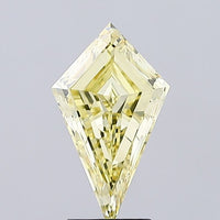 Perfect 2.51 CT Antique Shape Fancy Intense Yellow Color VS1 Clarity Moissanite Diamond For Custom Ring