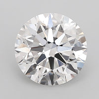 Sparkling 3.07 CT Round Shape E Color VVS2 Clarity Lab grown Diamond For Wedding Ring