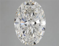 Timeless 5.25 CT Oval Shape F Color SI2 Clarity Moissanite Diamond For Anniversary Ring