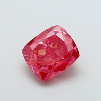 Affordable 3.02 CT Cushion Shape Fancy Vivid Pink Color VVS2 Clarity Moissanite Diamond For Anniversary Ring