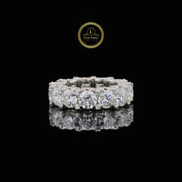 Full Eternity 1.20 CT Moissanite Diamond Wedding Band By Ivevar