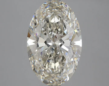 Premium 4.26 CT Oval Shape I Color VS1 Clarity Moissanite Diamond For Cocktail Ring