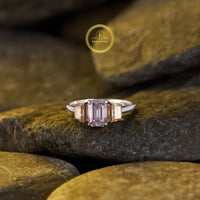 Premium 3.00 CT Emerald Cut Lab Grown Diamond Ring for Modern Romance By Ivevar