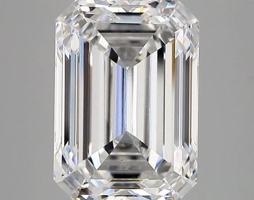 Experience Luxury Of 7.12 CT Emerald Shape D Color VS1 Clarity Lab Grown Diamond For Cocktail Shine