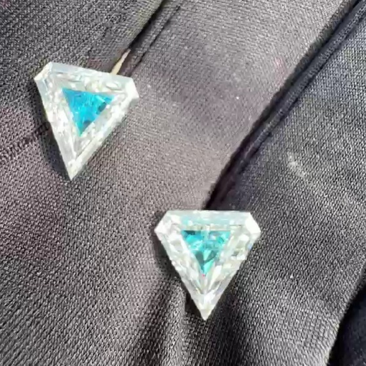 6.13 CT Trillion Cut Lab Created Diamond Sustainable Luxury Diamond By Ivevar - view 2