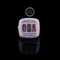 OBA Royal Heritage Ring Crafted in White and Rose Gold with Diamonds