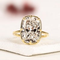 3.00 CT Royal Cushion Cut Lab Grown Diamond Solitaire Ring Timeless Luxury in Promise Ring