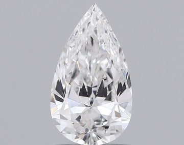 Shiny 0.32 CT Pear Shape D Color SI1 Clarity Lab Grown Diamond For the Open Skies