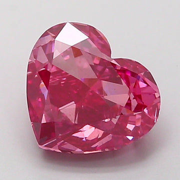 Shiny 2.02 CT Heart Shape Fancy Vivid Pink Color VS1 Clarity Moissanite Diamond For Wedding Ring