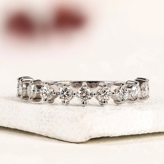 2.00 TCW Classic Lab Grown Diamond Eternity Band Ring Elegant Minimal Luxury Wedding & Anniversary Jewelry