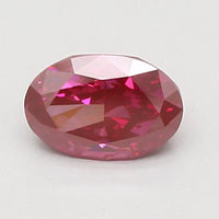 Unique Of 0.84 CT Oval Shape Fancy Deep Pink Color VS1 Clarity Moissanite Diamond For Propose Ring