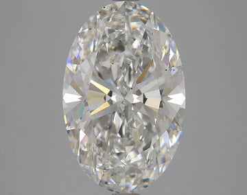 Bold Luxury 5.08 CT Oval Shape G Color SI1 Clarity Moissanite Diamond For Gift Ring