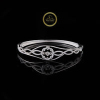 Sparkling Floral Infinity Moissanite Diamond Bracelet for Women with Modern Luxury Look By Ivevar