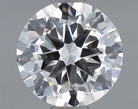 Shiny 3.02 CT Round Shape D Color VS2 Clarity Lab Grown Diamond For Wedding Special Ring