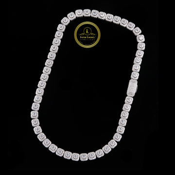 Crafted to Stun Moissanite Diamond Iced-Out Tennis Chain for Ultimate Drip By Ivevar