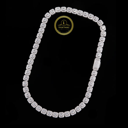 Crafted to Stun Moissanite Iced-Out Tennis Chain for Ultimate Drip