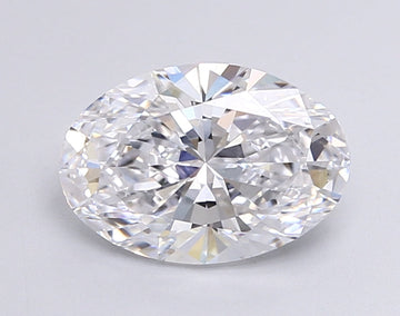 Shiny 2.01 CT Oval Shape D Color VVS2 Clarity Lab grown Diamond For Wedding Ring