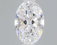 Sparkling 6.01 CT Oval Shape D Color VS1 Clarity Lab Grown Diamond For Wedding Ring