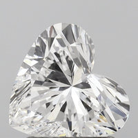 Bright Of 1.51 CT Heart Shape D Color VS1 Clarity Lab Grown Diamond For Soft Truth