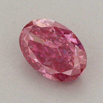 Dazzling Of 0.93 CT Oval Shape Fancy Vivid Pink Color VS1 Clarity Lab Grown Diamond For Party