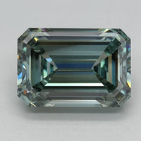 Ultimate Of 2.33 CT Emerald Shape Fancy Vivid Green Color VS2 Clarity Moissanite Diamond For Pure Sound