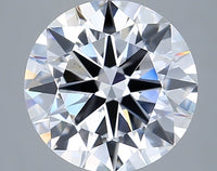 Bright 4.01 CT Round Shape D Color VS2 Clarity Moissanite Diamond For Gift Ring