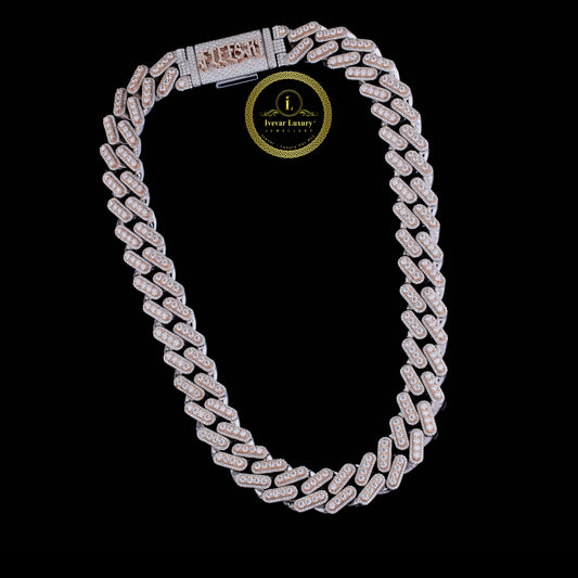 Heavyweight Lab Grown Iced Out Cuban Chain Built by IVEVAR Luxury