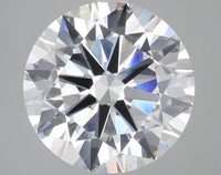 Premium 5.01 CT Round Shape D Color VS2 Clarity Moissanite Diamond For Wedding Ring