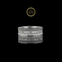 Brilliant 0.10 CT Baguette Cut Lab Grown Diamond Eternity Ring By Ivevar