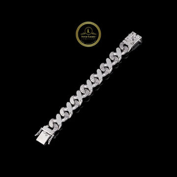Premium Handcrafted Lab Diamond Bracelet Hip Hop Luxury Collection By Ivevar