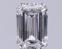 Unique G Color 1.03 CT Emerald Shape SI1 Clarity Moissanite Diamond For Someone Special Ring