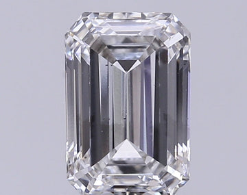 Unique G Color 1.03 CT Emerald Shape SI1 Clarity Moissanite Diamond For Someone Special Ring