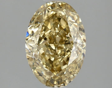 Sustainable Of 2.08 CT Oval Shape Fancy Intense Yellow Color VS2 Clarity Lab Grown Diamond For The Drift
