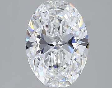 Shiny 1.51 CT Oval Shape D Color VVS1 Clarity Lab grown Diamond For Someone Ring