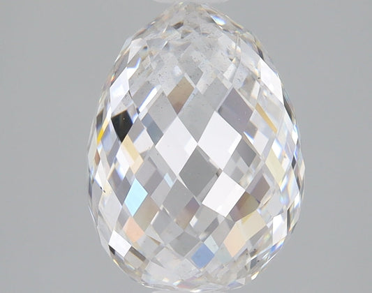 Stunning 3.18 CT Antique Shape F Color VS2 Clarity Moissanite Diamond For Wedding Ring