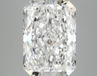 Dazzling 6.07 CT Radiant Shape E Color SI1 Clarity Lab grown Diamond For Light Remains