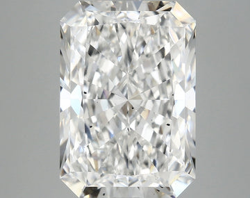 Dazzling 6.07 CT Radiant Shape E Color SI1 Clarity Lab grown Diamond For Light Remains