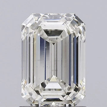 Fine 1.61 CT Emerald Shape H Color VS2 Clarity Moissanite Diamond For Someone Ring