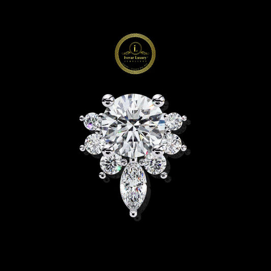 Sustainable Sparkle Top Luxury Lab Grown Diamond Earrings