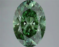 Hot Selling Of 4.01 CT Oval Shape Fancy Vivid Green Color VS2 Clarity Moissanite Diamond For That Whisper