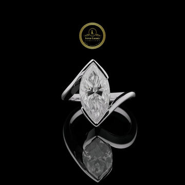 3.00 CT Marquise-Cut Lab  Grown Diamond Wrap Ring by Ivevar
