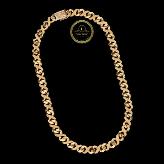 Hip Hop Moissanite Diamond Link Chain Luxury Necklace By Ivevar