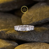 Luxury Round  1.00 CT Brilliant Lab Grown Wedding Band for Women By Ivevar
