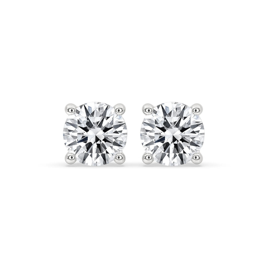 2.00 TCW Luxury Round Cut Moissanite Diamond Stud Earrings with Timeless Shine By ivevar